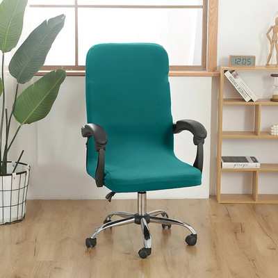 Dimensiune M/L Husă scaun de birou elastică Spandex Husă pentru scaunul computerului anti-fouling Husă pentru scaun de birou detașabilă pentru hotel acasă