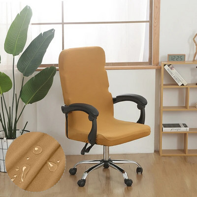 Dimensiune M/L Husă scaun de birou elastică Spandex Husă pentru scaunul computerului anti-fouling Husă pentru scaun de birou detașabilă pentru hotel acasă