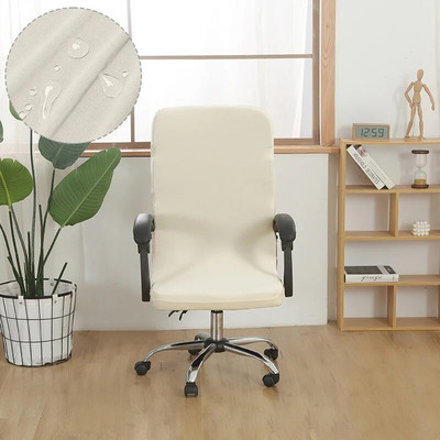 Dimensiune M/L Husă scaun de birou elastică Spandex Husă pentru scaunul computerului anti-fouling Husă pentru scaun de birou detașabilă pentru hotel acasă