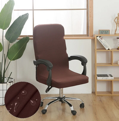 Dimensiune M/L Husă scaun de birou elastică Spandex Husă pentru scaunul computerului anti-fouling Husă pentru scaun de birou detașabilă pentru hotel acasă