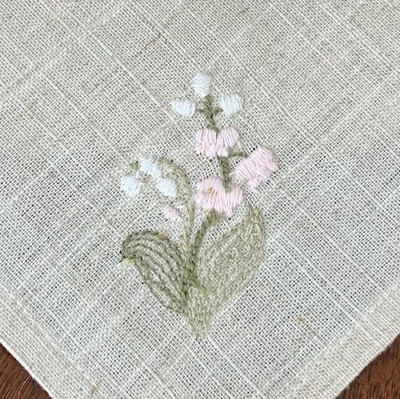 @Varieties flower, Garden Brodate servetele aspect lenjerie, servetele de loc, rogojini de masa, Hotel, airbnb, restaurant 40x40cm