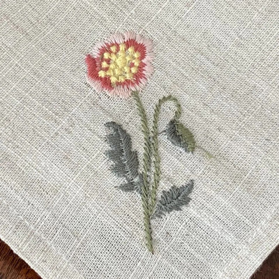 @Varieties flower, Garden Brodate servetele aspect lenjerie, servetele de loc, rogojini de masa, Hotel, airbnb, restaurant 40x40cm