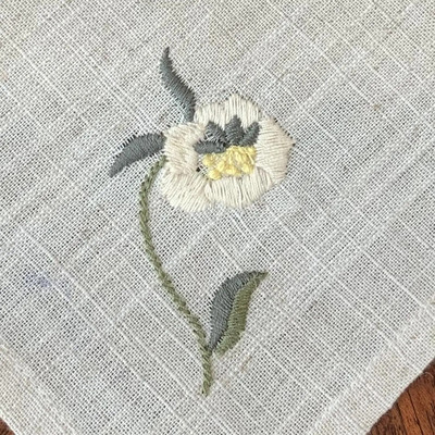 @Varieties flower, Garden Brodate servetele aspect lenjerie, servetele de loc, rogojini de masa, Hotel, airbnb, restaurant 40x40cm