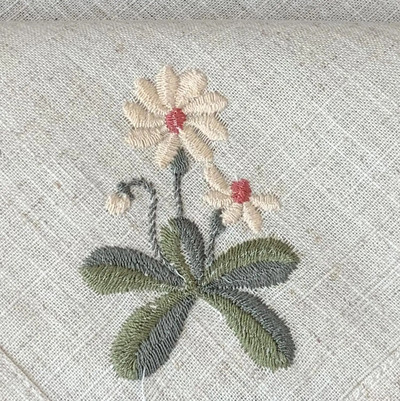 @Varieties flower, Garden Brodate servetele aspect lenjerie, servetele de loc, rogojini de masa, Hotel, airbnb, restaurant 40x40cm