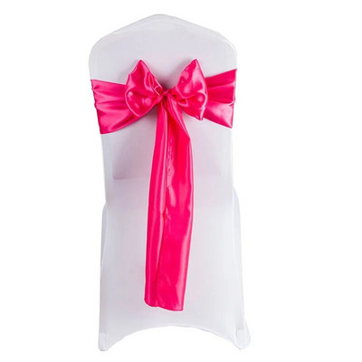 1vnt satino kėdės varčios kaklaraiščio juostelė lanko mazgo dangtelis sėdynės nugaros diržas, skirtas viešbučio banketui, vestuvių vakarėliui, valgomojo kėdės dekoravimui