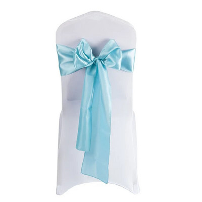 1vnt satino kėdės varčios kaklaraiščio juostelė lanko mazgo dangtelis sėdynės nugaros diržas, skirtas viešbučio banketui, vestuvių vakarėliui, valgomojo kėdės dekoravimui