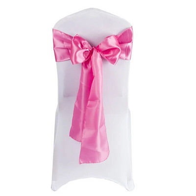 1vnt satino kėdės varčios kaklaraiščio juostelė lanko mazgo dangtelis sėdynės nugaros diržas, skirtas viešbučio banketui, vestuvių vakarėliui, valgomojo kėdės dekoravimui