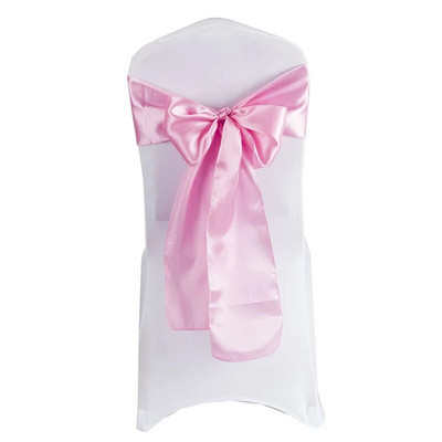 1vnt satino kėdės varčios kaklaraiščio juostelė lanko mazgo dangtelis sėdynės nugaros diržas, skirtas viešbučio banketui, vestuvių vakarėliui, valgomojo kėdės dekoravimui