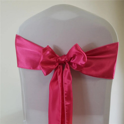 15*275cm Satino varčios peteliškės kėdžių juostos kėdžių dekoras vestuvėms Kalėdų vakarėliui Viešbučio namams banketui renginio reikmenys Raudona/Karališka mėlyna