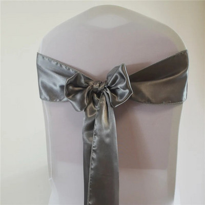 15*275cm Satino varčios peteliškės kėdžių juostos kėdžių dekoras vestuvėms Kalėdų vakarėliui Viešbučio namams banketui renginio reikmenys Raudona/Karališka mėlyna