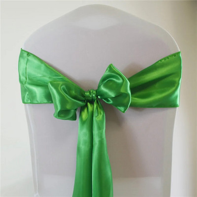 15*275cm Satino varčios peteliškės kėdžių juostos kėdžių dekoras vestuvėms Kalėdų vakarėliui Viešbučio namams banketui renginio reikmenys Raudona/Karališka mėlyna