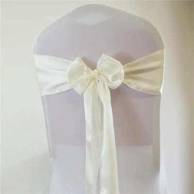 15*275cm Satino varčios peteliškės kėdžių juostos kėdžių dekoras vestuvėms Kalėdų vakarėliui Viešbučio namams banketui renginio reikmenys Raudona/Karališka mėlyna