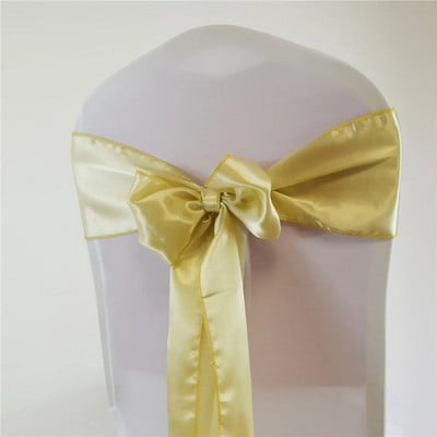 15*275cm Satino varčios peteliškės kėdžių juostos kėdžių dekoras vestuvėms Kalėdų vakarėliui Viešbučio namams banketui renginio reikmenys Raudona/Karališka mėlyna