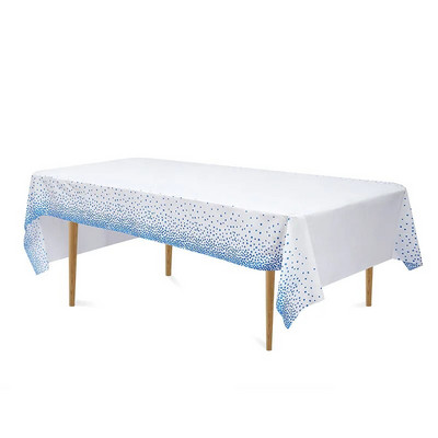 Fețe de masă PEVA pentru Mese dreptunghiulare Fețe de masă de unică folosință Acoperă Confetti cu puncte aurii Petreceri Nuntă Nupțială 54" x 108"