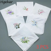 Batistă cu broderie florală Prosoape Doamnelor Prosop de mână elegant pătrat Moale, prietenos cu pielea Toallas De Pañuelo Respirabil 핸드타올
