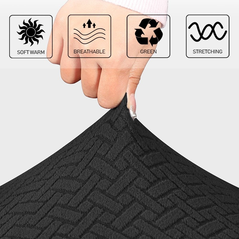 Universalus biuro kėdės užvalkalas Padalytas fotelio užvalkalas Stretch žakardinis kompiuterio kėdės užvalkalai Nuimamas sėdynės apsauginis dėklas