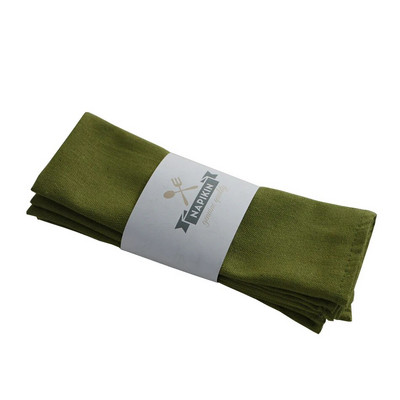 4 bucăți 40x40cm șervețele pătrate colorate, durabile, din pânză, șervețel de loc din material reutilizabil, pentru masă de bucătărie, servire la restaurant de hotel