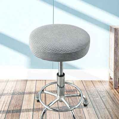 Vienspalvis apvalus kėdės užvalkalas Valgomojo kėdės užvalkalas Elastingas kėdės pagalvėlės užvalkalas Plaunamas baro sėdynės užvalkalas Sėdynės užvalkalas pastorintas