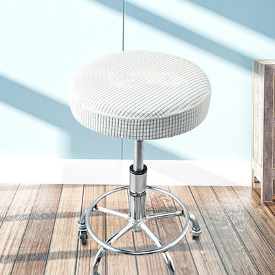 Vienspalvis apvalus kėdės užvalkalas Valgomojo kėdės užvalkalas Elastingas kėdės pagalvėlės užvalkalas Plaunamas baro sėdynės užvalkalas Sėdynės užvalkalas pastorintas