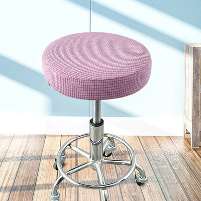 Vienspalvis apvalus kėdės užvalkalas Valgomojo kėdės užvalkalas Elastingas kėdės pagalvėlės užvalkalas Plaunamas baro sėdynės užvalkalas Sėdynės užvalkalas pastorintas