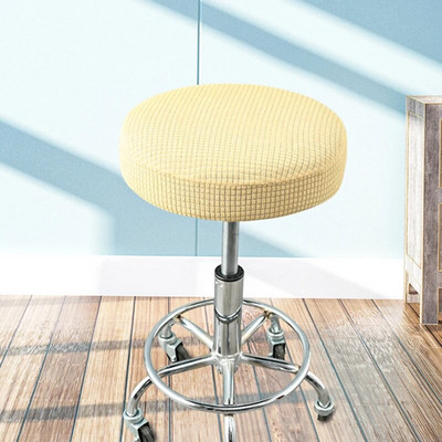 Vienspalvis apvalus kėdės užvalkalas Valgomojo kėdės užvalkalas Elastingas kėdės pagalvėlės užvalkalas Plaunamas baro sėdynės užvalkalas Sėdynės užvalkalas pastorintas