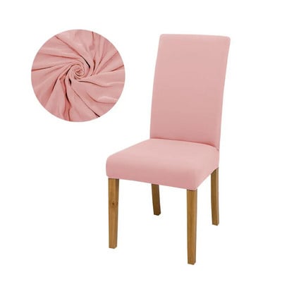 Solid Colors Tooli kate Söögituba Tooli Iste Restoran Pulmad Banketid Hotell Elastne Paindlik Stretch Spandex Toolikate