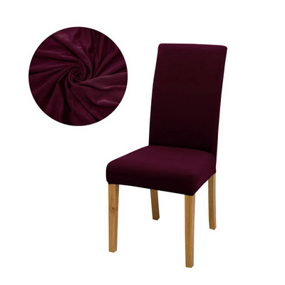 Solid Colors Tooli kate Söögituba Tooli Iste Restoran Pulmad Banketid Hotell Elastne Paindlik Stretch Spandex Toolikate