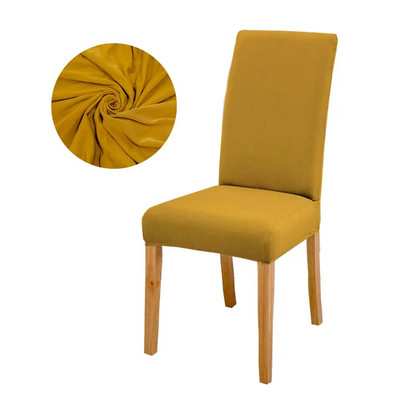 Solid Colors Tooli kate Söögituba Tooli Iste Restoran Pulmad Banketid Hotell Elastne Paindlik Stretch Spandex Toolikate