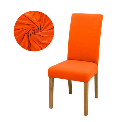 Solid Colors Tooli kate Söögituba Tooli Iste Restoran Pulmad Banketid Hotell Elastne Paindlik Stretch Spandex Toolikate