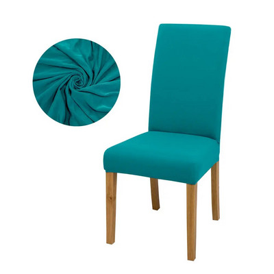 Solid Colors Tooli kate Söögituba Tooli Iste Restoran Pulmad Banketid Hotell Elastne Paindlik Stretch Spandex Toolikate