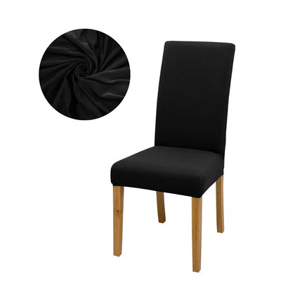 Solid Colors Tooli kate Söögituba Tooli Iste Restoran Pulmad Banketid Hotell Elastne Paindlik Stretch Spandex Toolikate
