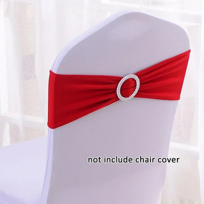 10 buc/lot decorare nunta canape pentru scaune elastice Lycra Spandex benzi pentru scaune pentru petrecere de aniversare cina banchet huse pentru scaune decor