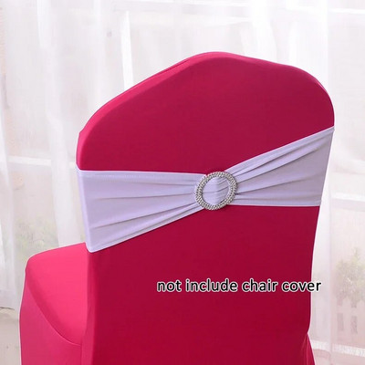 10 buc/lot decorare nunta canape pentru scaune elastice Lycra Spandex benzi pentru scaune pentru petrecere de aniversare cina banchet huse pentru scaune decor