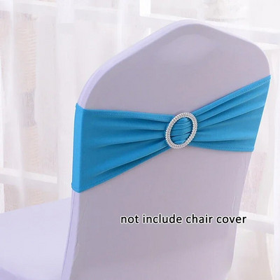 10 buc/lot decorare nunta canape pentru scaune elastice Lycra Spandex benzi pentru scaune pentru petrecere de aniversare cina banchet huse pentru scaune decor