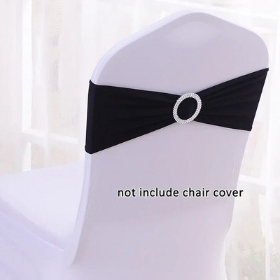 10 buc/lot decorare nunta canape pentru scaune elastice Lycra Spandex benzi pentru scaune pentru petrecere de aniversare cina banchet huse pentru scaune decor