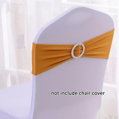 10 buc/lot decorare nunta canape pentru scaune elastice Lycra Spandex benzi pentru scaune pentru petrecere de aniversare cina banchet huse pentru scaune decor