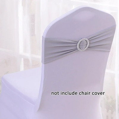 10 buc/lot decorare nunta canape pentru scaune elastice Lycra Spandex benzi pentru scaune pentru petrecere de aniversare cina banchet huse pentru scaune decor