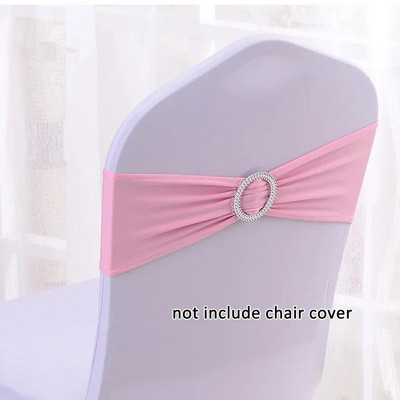 10 buc/lot decorare nunta canape pentru scaune elastice Lycra Spandex benzi pentru scaune pentru petrecere de aniversare cina banchet huse pentru scaune decor