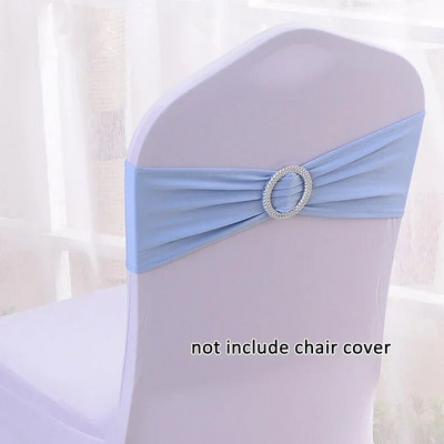 10 buc/lot decorare nunta canape pentru scaune elastice Lycra Spandex benzi pentru scaune pentru petrecere de aniversare cina banchet huse pentru scaune decor