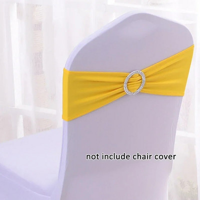 10 buc/lot decorare nunta canape pentru scaune elastice Lycra Spandex benzi pentru scaune pentru petrecere de aniversare cina banchet huse pentru scaune decor