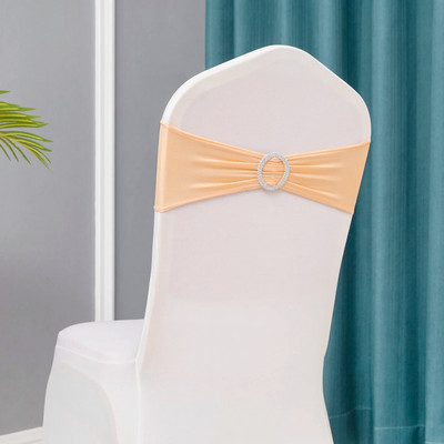 10 buc/lot decorare nunta canape pentru scaune elastice Lycra Spandex benzi pentru scaune pentru petrecere de aniversare cina banchet huse pentru scaune decor