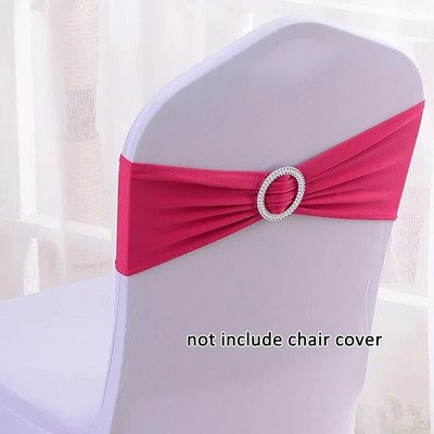 10 buc/lot decorare nunta canape pentru scaune elastice Lycra Spandex benzi pentru scaune pentru petrecere de aniversare cina banchet huse pentru scaune decor