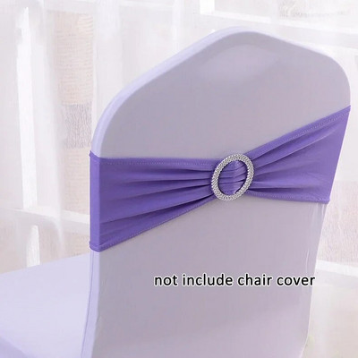 10 buc/lot decorare nunta canape pentru scaune elastice Lycra Spandex benzi pentru scaune pentru petrecere de aniversare cina banchet huse pentru scaune decor