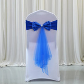 12 culori caneluri pentru scaune de nuntă fluture elasticitate papion gata făcute canape spandex panglică decorare scaun de nuntă cu ridicata
