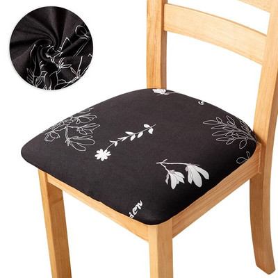 1 τεμάχιο εμπριμέ κάλυμμα καρέκλας Stretch κάλυμμα καθίσματος Προστατευτικό καρέκλας Slipcovers Ελαστικά καλύμματα καρέκλας για τραπεζαρία σπιτιού κουζίνας