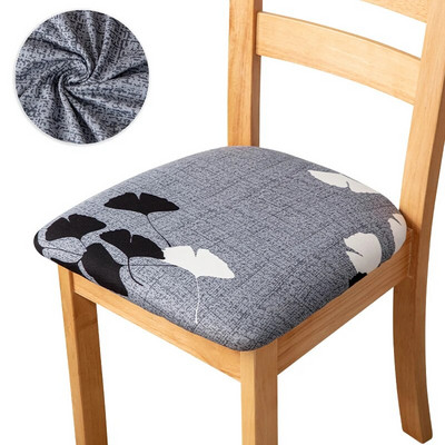 1 τεμάχιο εμπριμέ κάλυμμα καρέκλας Stretch κάλυμμα καθίσματος Προστατευτικό καρέκλας Slipcovers Ελαστικά καλύμματα καρέκλας για τραπεζαρία σπιτιού κουζίνας