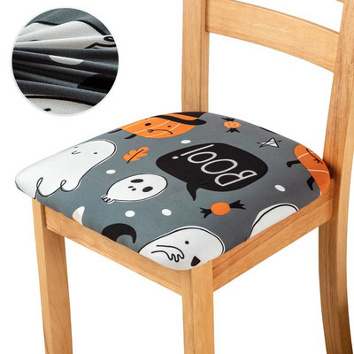 1 τεμάχιο εμπριμέ κάλυμμα καρέκλας Stretch κάλυμμα καθίσματος Προστατευτικό καρέκλας Slipcovers Ελαστικά καλύμματα καρέκλας για τραπεζαρία σπιτιού κουζίνας