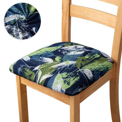 1 τεμάχιο εμπριμέ κάλυμμα καρέκλας Stretch κάλυμμα καθίσματος Προστατευτικό καρέκλας Slipcovers Ελαστικά καλύμματα καρέκλας για τραπεζαρία σπιτιού κουζίνας