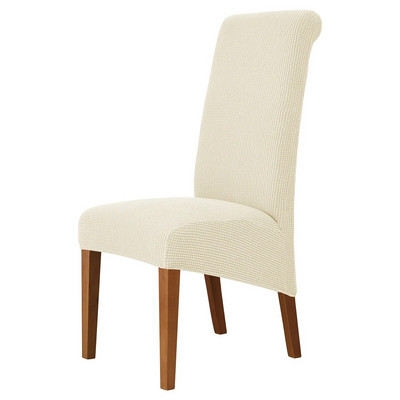 Aukšta nugara ir universalus didelio elastingumo kėdės užvalkalas žakardo M XL dydžio kėdžių užvalkalai Valgomasis Virtuvė Biuras Namai Kukurūzų flanelė