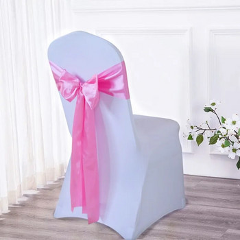 10 бр. 14x270cm Sage Green сатенени пояса за столове Ленти Покривало за столове Панделки за сватбен банкет Парти Baby Shower Декорации за събития